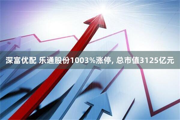 深富优配 乐通股份1003%涨停, 总市值3125亿元